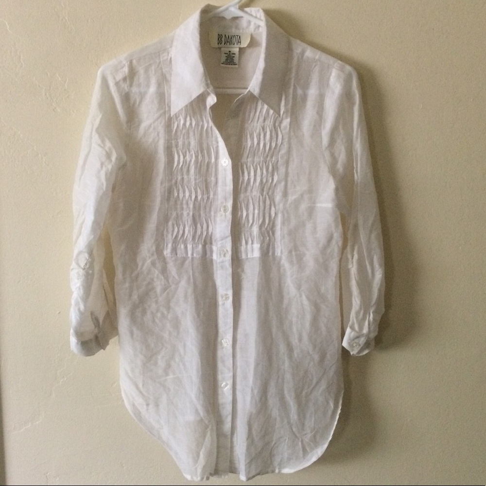 BB Dakota white button up